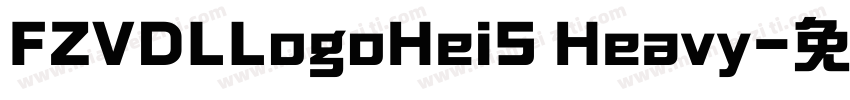 FZVDLLogoHeiS Heavy字体转换